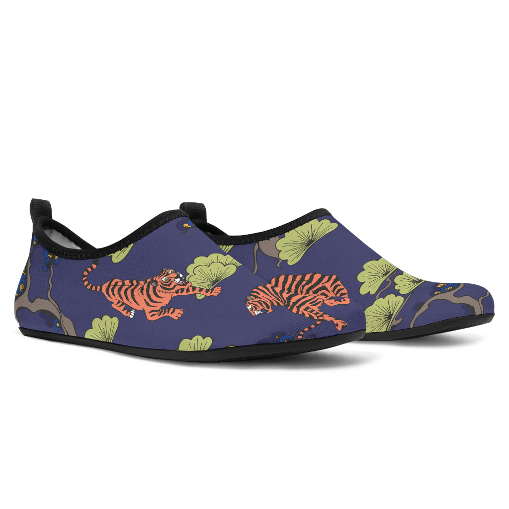 Tiger Pattern Japan Style Aqua Water Shoes