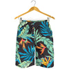 Tropical Palm Leaves Hawaiian Flower Mens Shorts