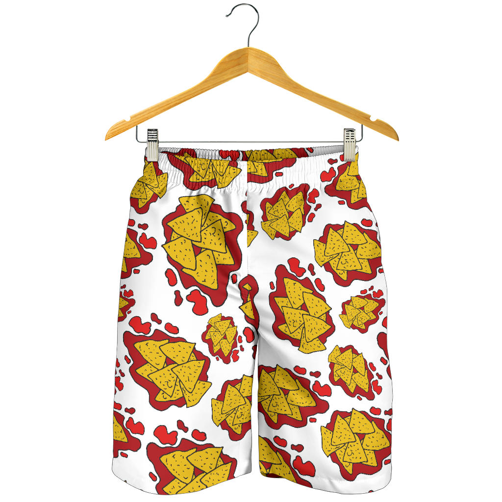 Nachos Pattern Print Design A03 Mens Shorts