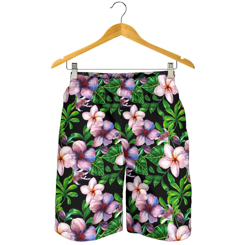 Plumeria Pattern Print Design PM01 Mens Shorts