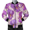 Iris Pattern Print Design IR05 Men Bomber Jacket