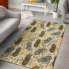 Pineapple Pattern Print Design PP012 Area Rugs