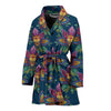 lotus Boho Pattern Print Design LO04 Women Bathrobe