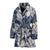 Water Lily Pattern Print Design WL04 Women Bathrobe