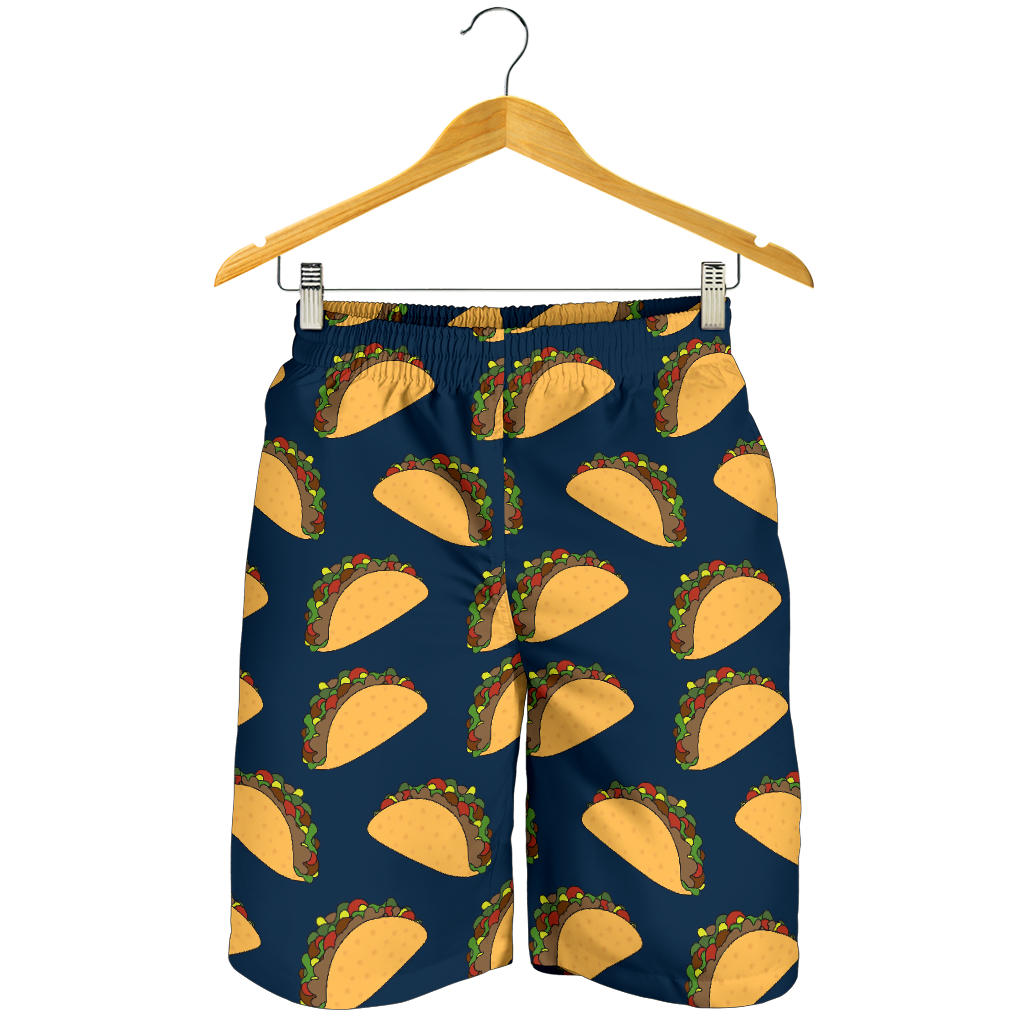 Taco Pattern Print Design TC04 Mens Shorts