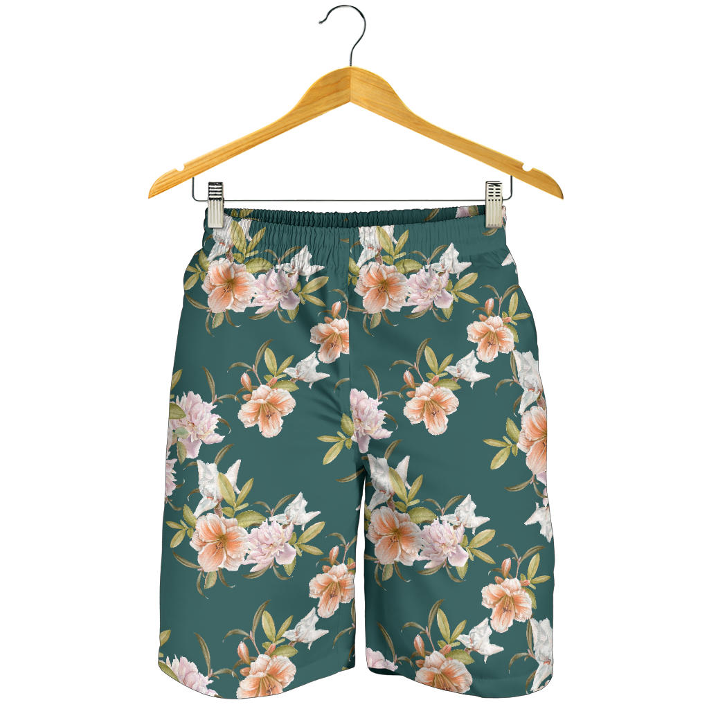 Iris Pattern Print Design IR01 Mens Shorts