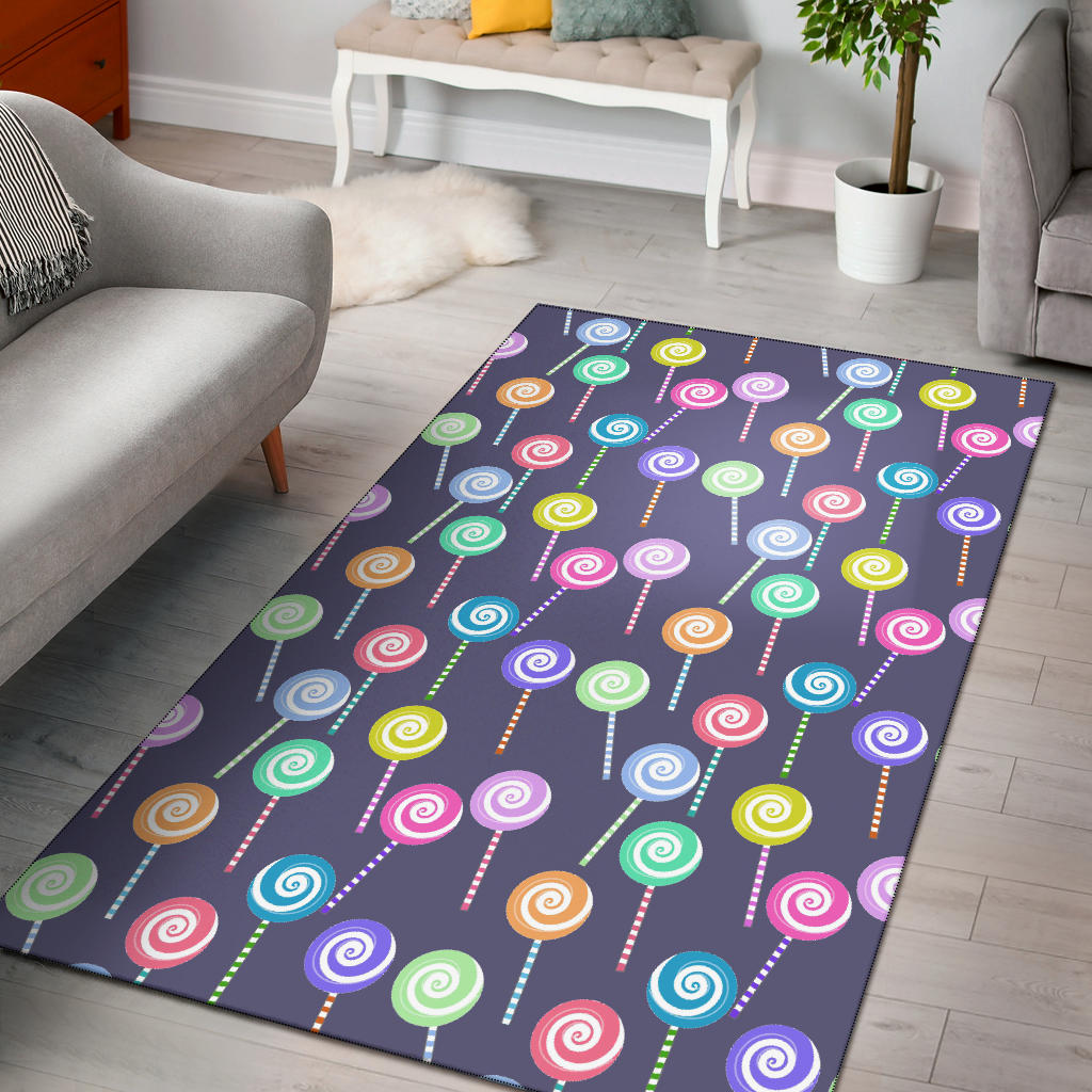 Lollipop Pattern Print Design LL03 Area Rugs