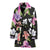 Lily Pattern Print Design LY02 Women Bathrobe