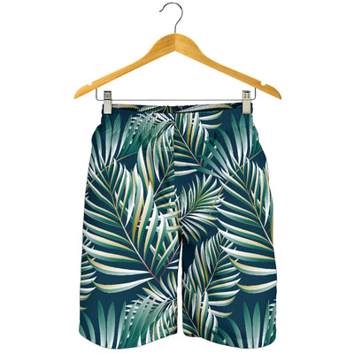 Sun Spot Tropical Palm Leaves hower Curtain Mens Shorts