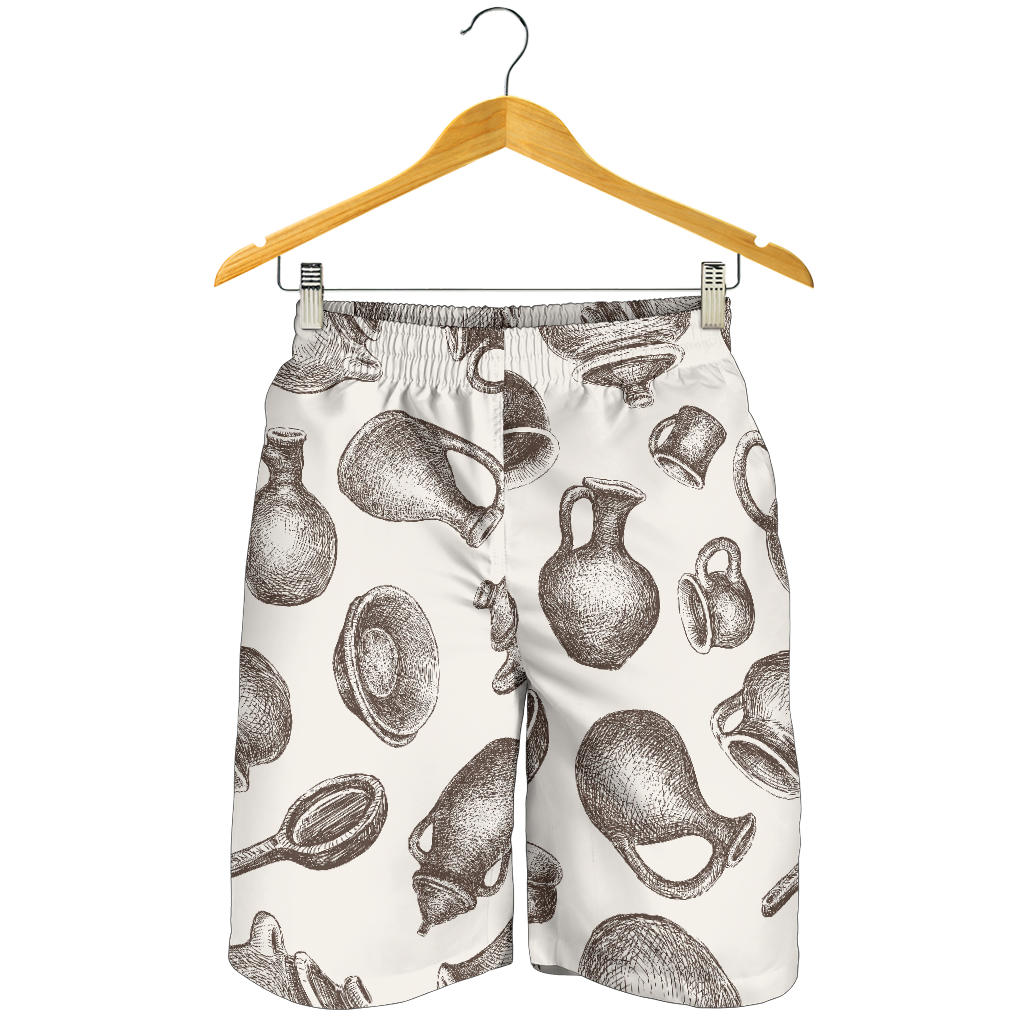 Pottery Pattern Print Design A01 Mens Shorts