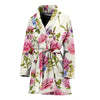 Carnations Pattern Print Design CN02 Women Bathrobe