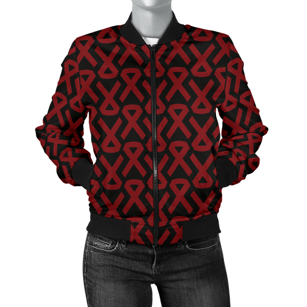 Multiple myeloma Pattern Print Design A01 Women's Bomber Jacket