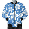 Hibiscus Pattern Print Design HB09 Men Bomber Jacket