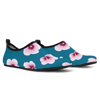 Cherry Blossom Pattern Print Design CB08 Aqua Water Shoes