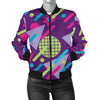 90s Pattern Print Design 4 Women's Bomber Jacket