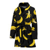 Banana Pattern Print Design BA05 Women Bathrobe