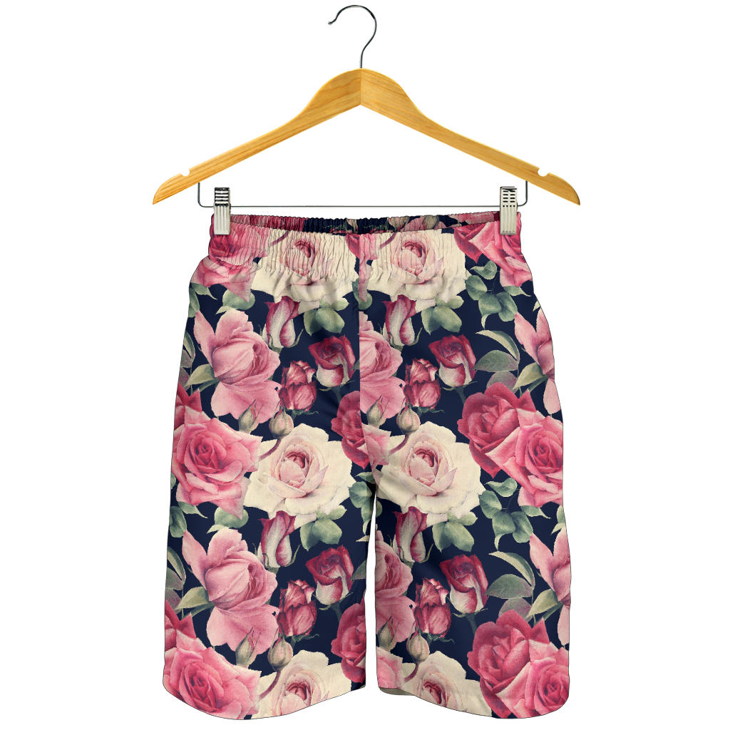 Rose Pattern Print Design RO05 Mens Shorts