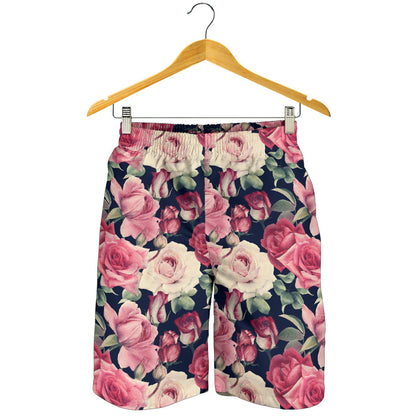 Rose Pattern Print Design RO05 Mens Shorts