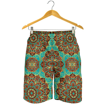 Medallion Pattern Print Design 02 Mens Shorts