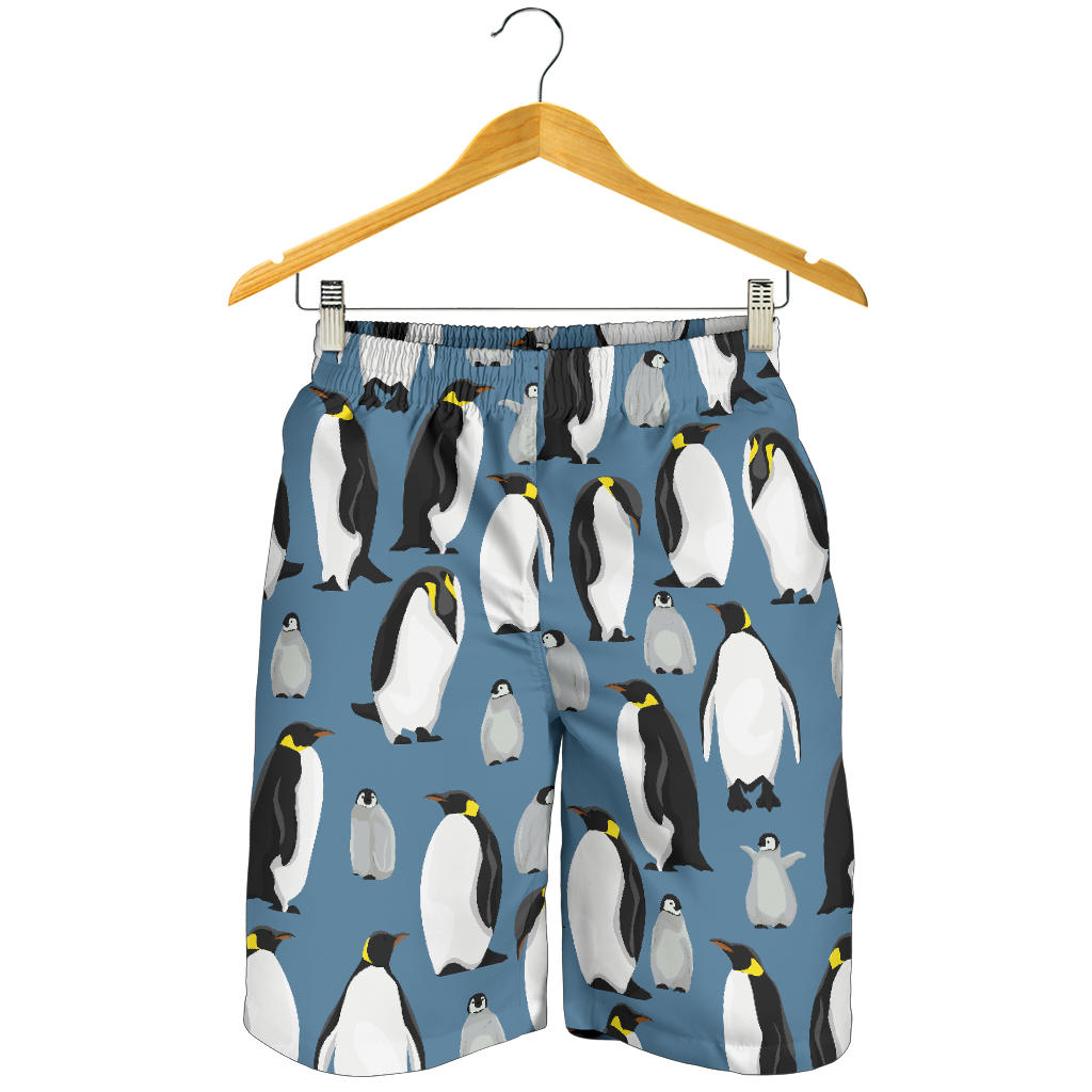 Penguin Pattern Print Design A03 Mens Shorts