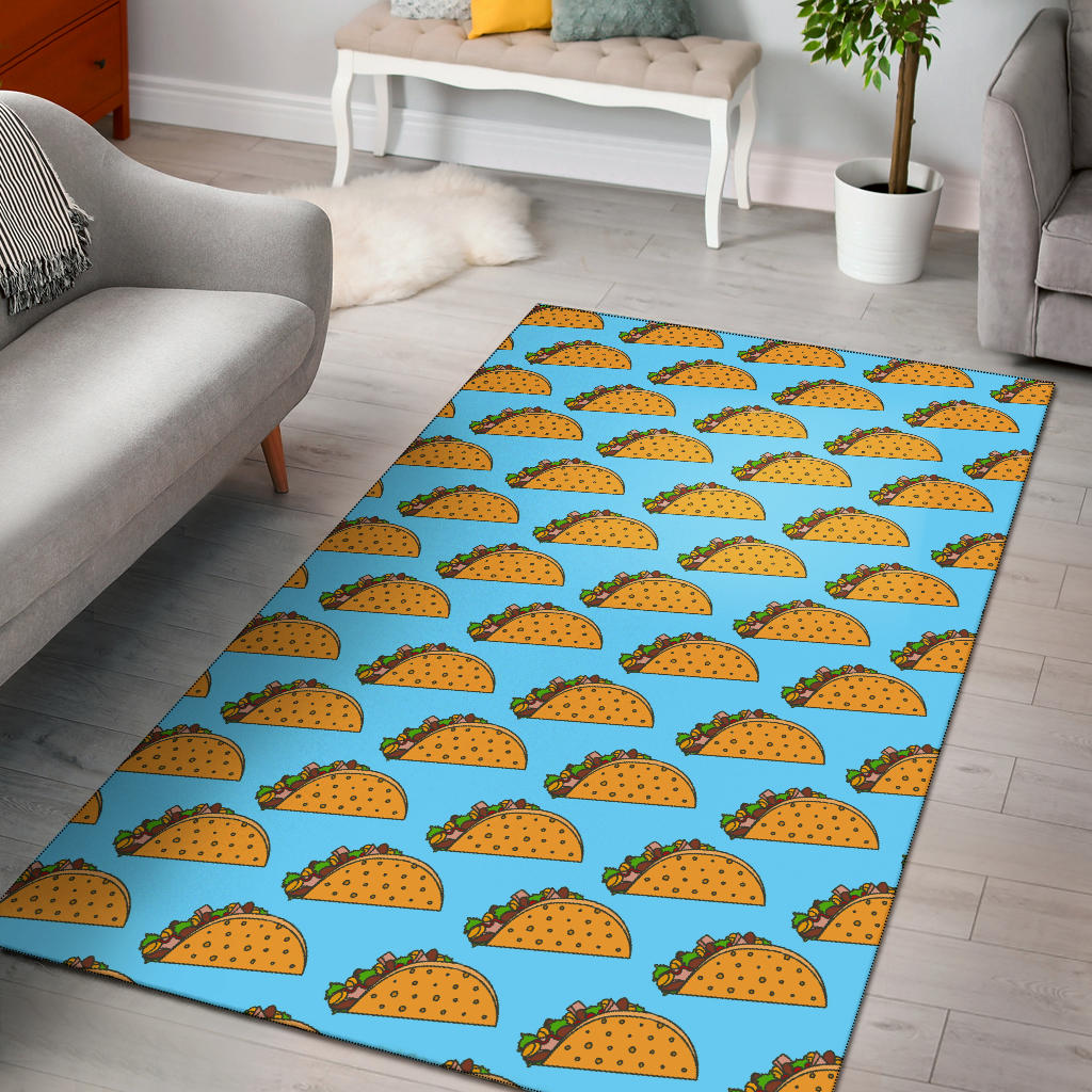 Taco Pattern Print Design TC03 Area Rugs