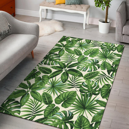 Tropical Flower Pattern Print Design TF013 Area Rugs