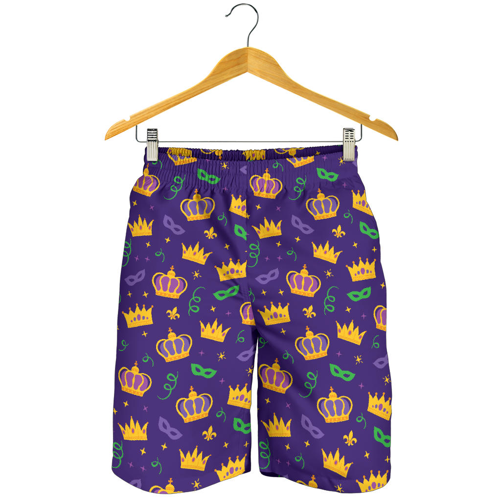 Mardi Gras Pattern Print Design 03 Mens Shorts