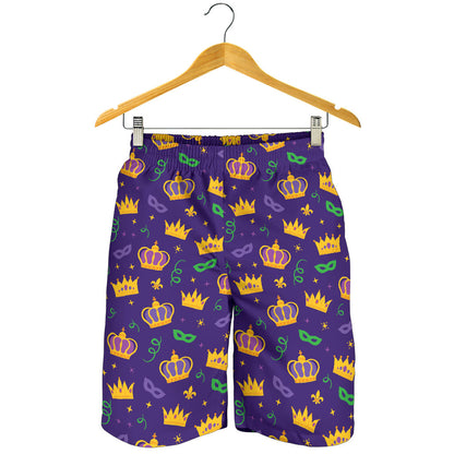 Mardi Gras Pattern Print Design 03 Mens Shorts