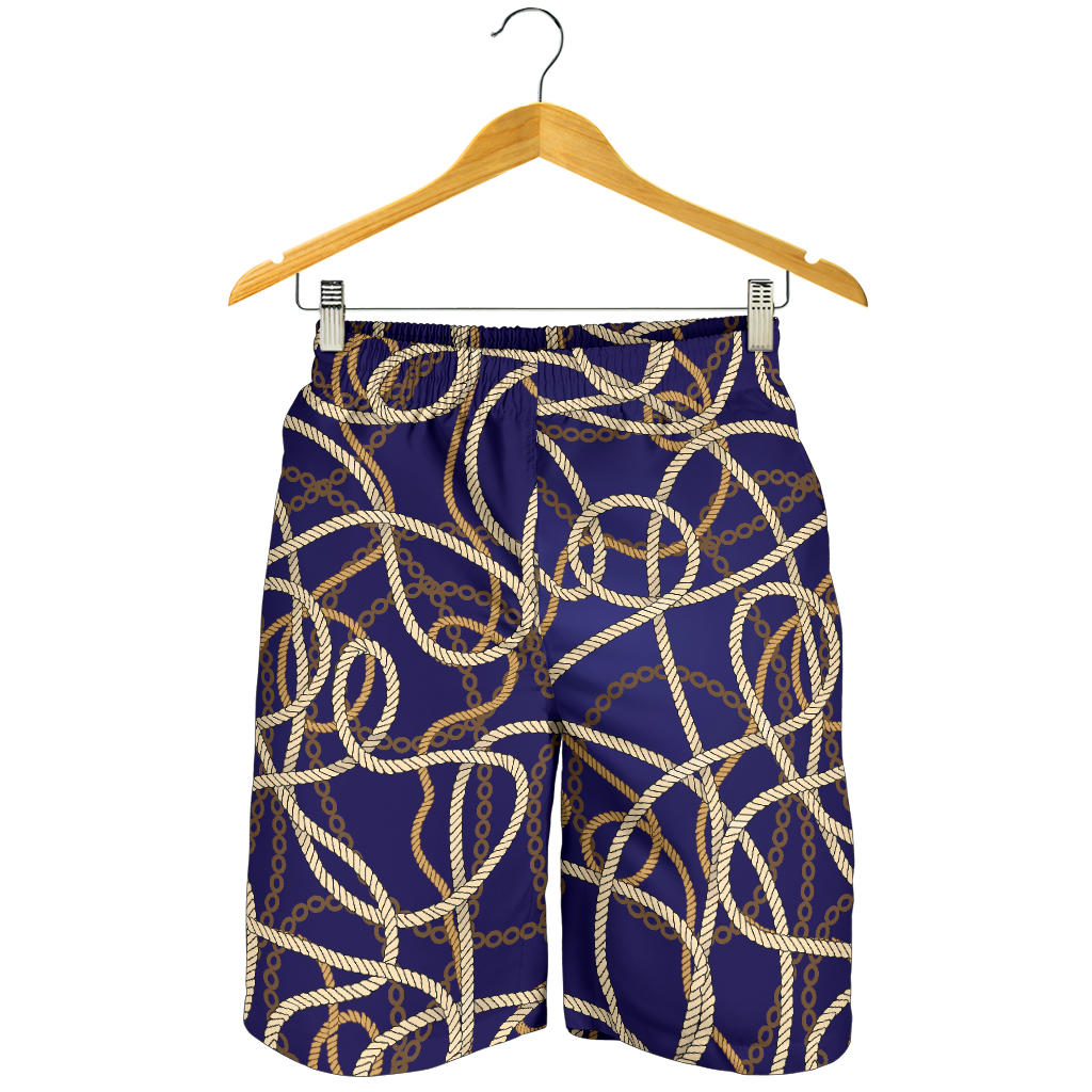 Rope Pattern Print Design A01 Mens Shorts