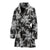 Palm Tree Pattern Print Design PT03 Women Bathrobe