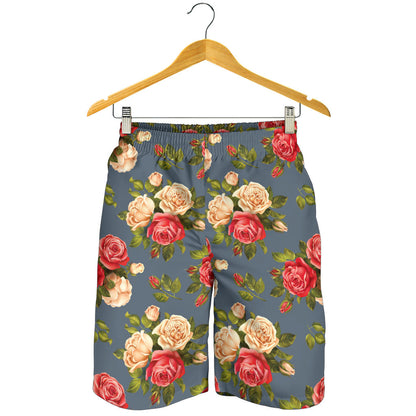 Rose Pattern Print Design RO017 Mens Shorts