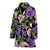 Lisianthus Pattern Print Design LT02 Women Bathrobe