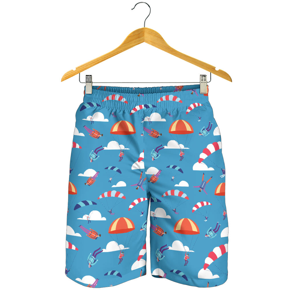 Skydiving Pattern Print Design 03 Mens Shorts