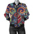 Paisley Boho Pattern Print Design A03 Women's Bomber Jacket