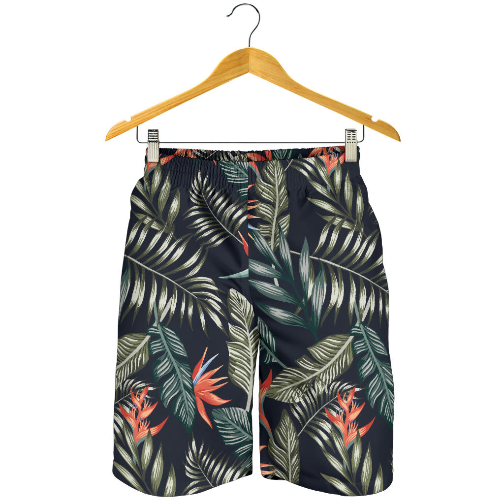 Bird Of Paradise Pattern Print Design BOP02 Mens Shorts