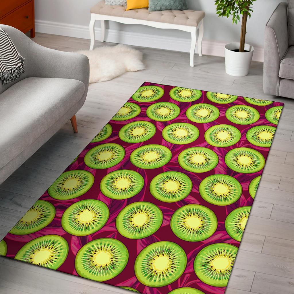Kiwi Pattern Print Design KW05 Area Rugs