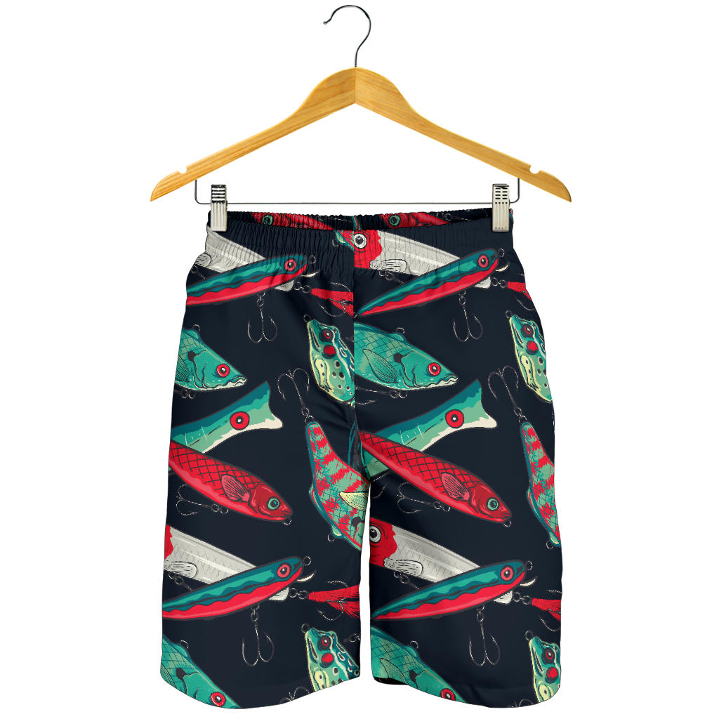 Fishing Bait Pattern Mens Shorts