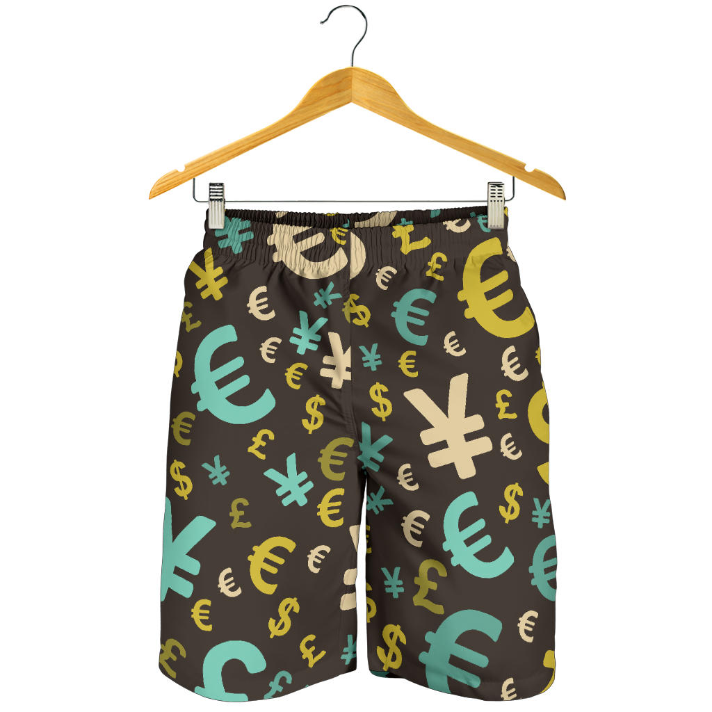 Money Pattern Print Design 01 Mens Shorts