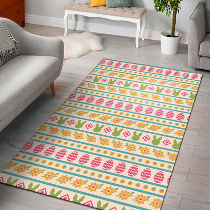 Easter Eggs Pattern Print Design RB016 Area Rugs