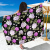 Hydrangea Pattern Print Design HD011 Sarong Pareo Wrap