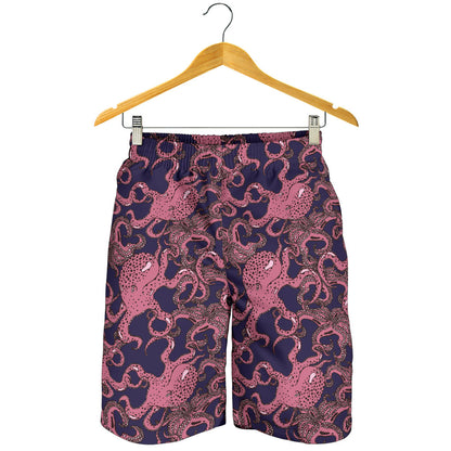 Octopus Pattern Print Design A03 Mens Shorts