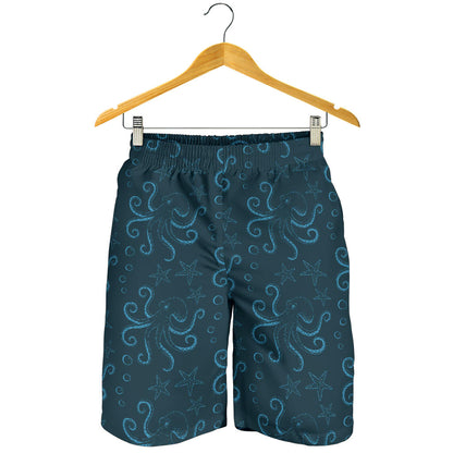 Octopus Pattern Print Design A05 Mens Shorts