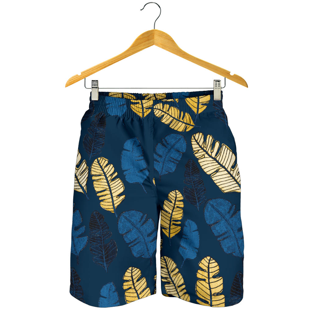 Banana Leaf Pattern Print Design BL09 Mens Shorts