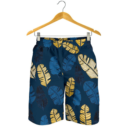 Banana Leaf Pattern Print Design BL09 Mens Shorts