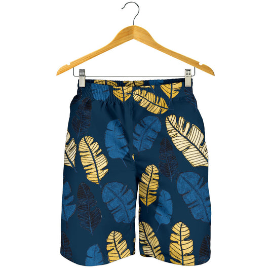 Banana Leaf Pattern Print Design BL09 Mens Shorts