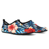 Red Hibiscus Blue Scene Aqua Water Shoes