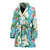 Plumeria Pattern Print Design PM028 Women Bathrobe