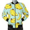 Banana Pattern Print Design BA04 Men Bomber Jacket