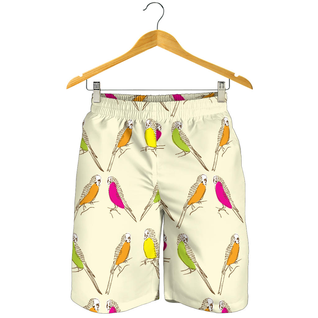 Parakeet Pattern Print Design A01 Mens Shorts