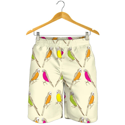 Parakeet Pattern Print Design A01 Mens Shorts